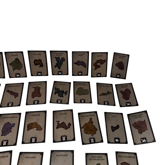 New Open Hasbro Risk Game of Thrones Board Game Set of Cards Replacement Parts - Picture 5 of 7